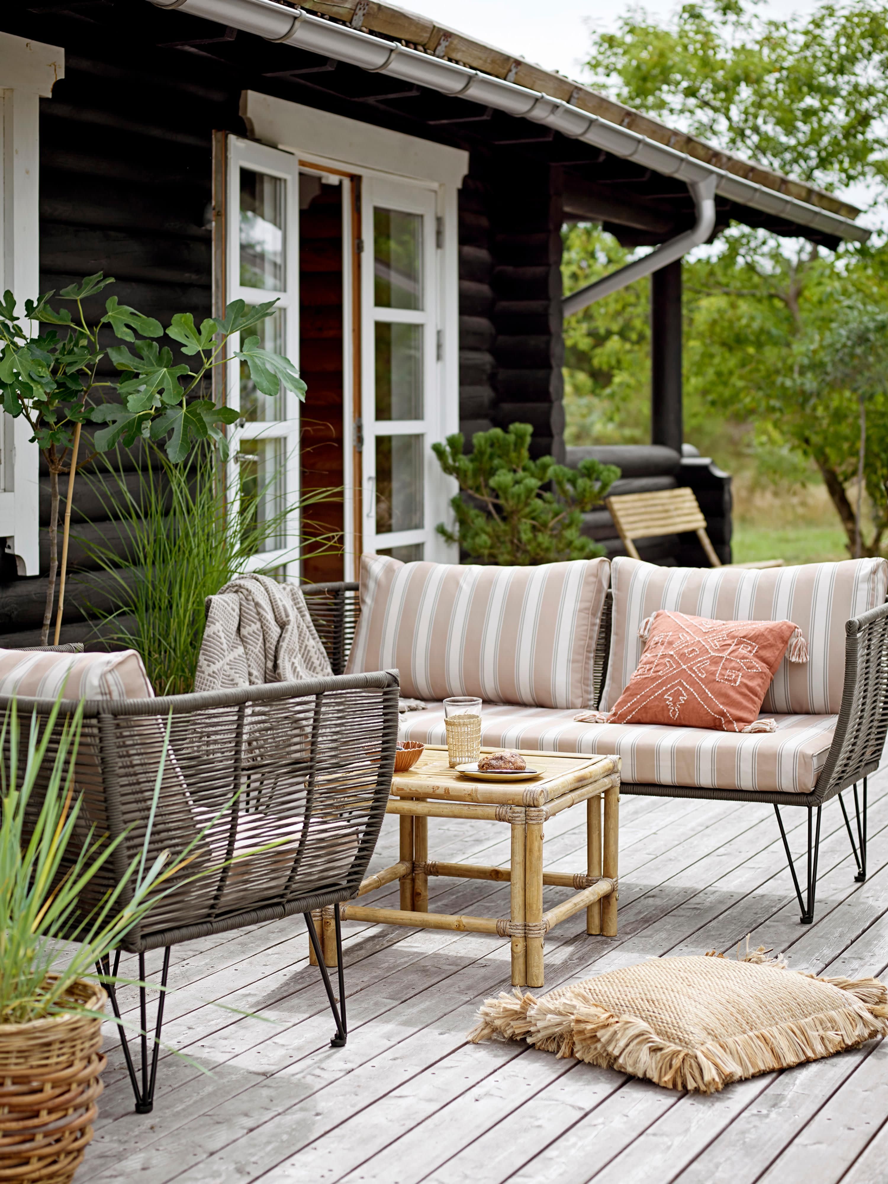 Tuin fauteuil Mundo met kunststoffen vlechtwerk