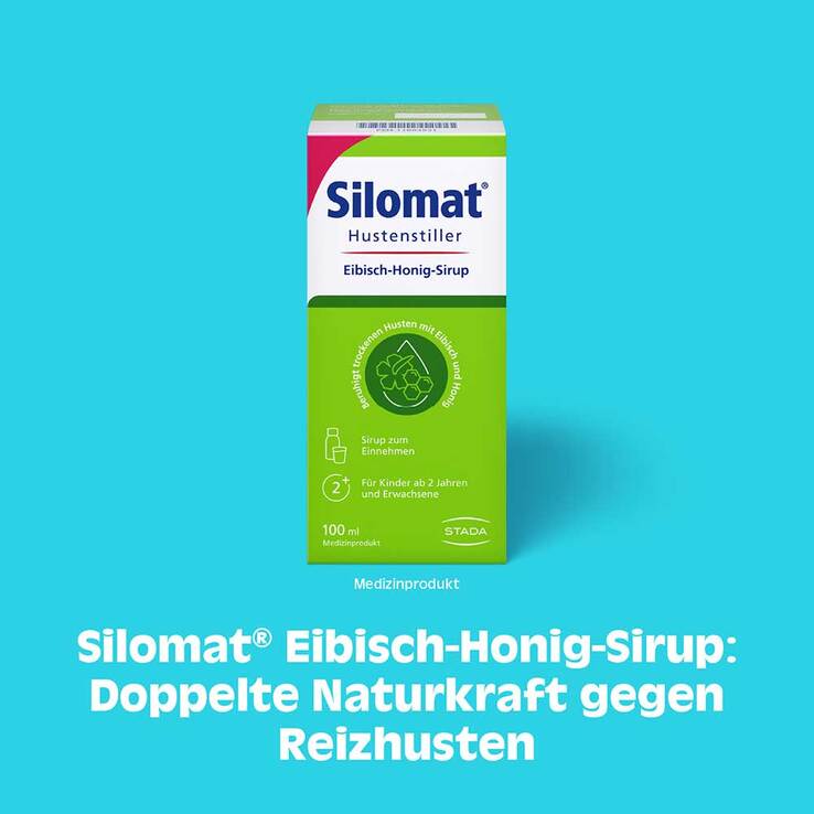 Silomat Hustenstiller Eibisch-Honig-Sirup, 100 ml