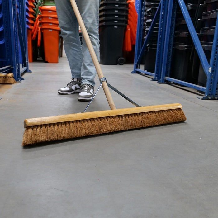 Zachte zaalveger kokos 90 cm - zonder steel (8710374325921)