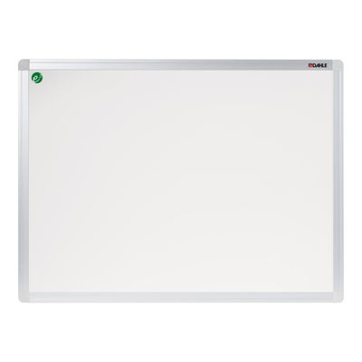 DAHLE - Tableau blanc émaillé 100 x 200 cm - magnétique - cadre alu renforcé