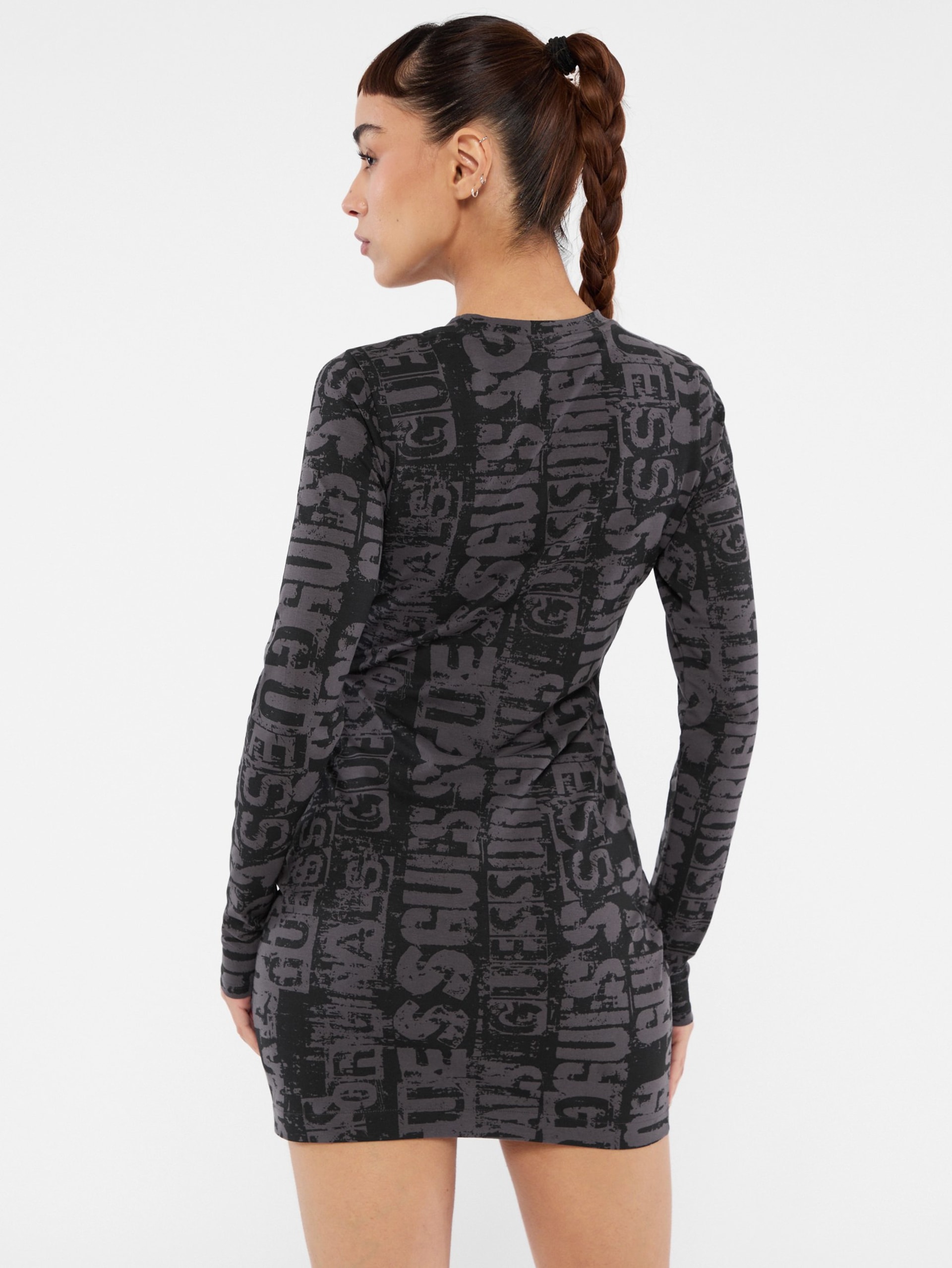 Vestido curto estampado GUESS Originals