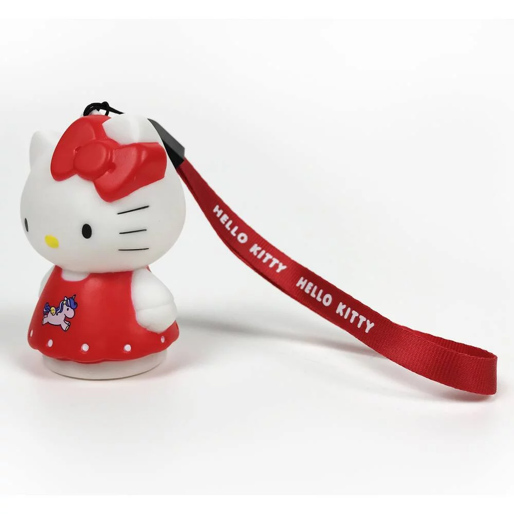 HELLO KITTY - FIGURINE LUMINEUSE ROBE ROUGE LICORNE 8 CM
