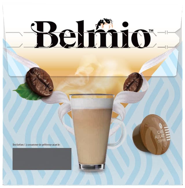 Belmio Café Au Lait kaffekapsler til Dolce Gusto (16 stk.)
