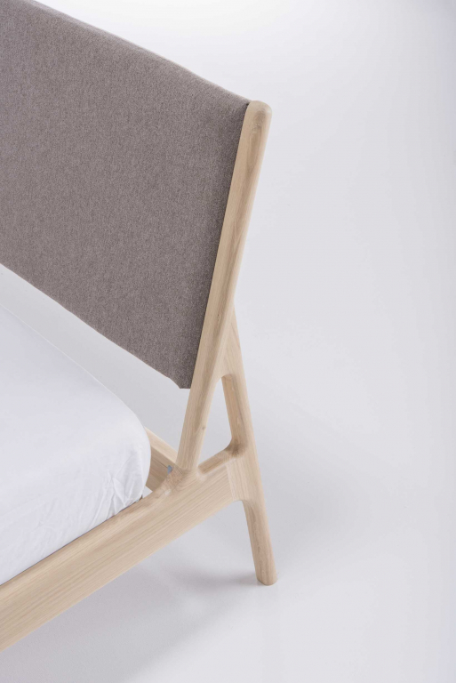 Gazzda Fawn bed 140x200 whitewash deep frame, cotton webbing white