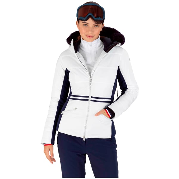 Veste de ski ROSSIGNOL W ROC JKT WHITE