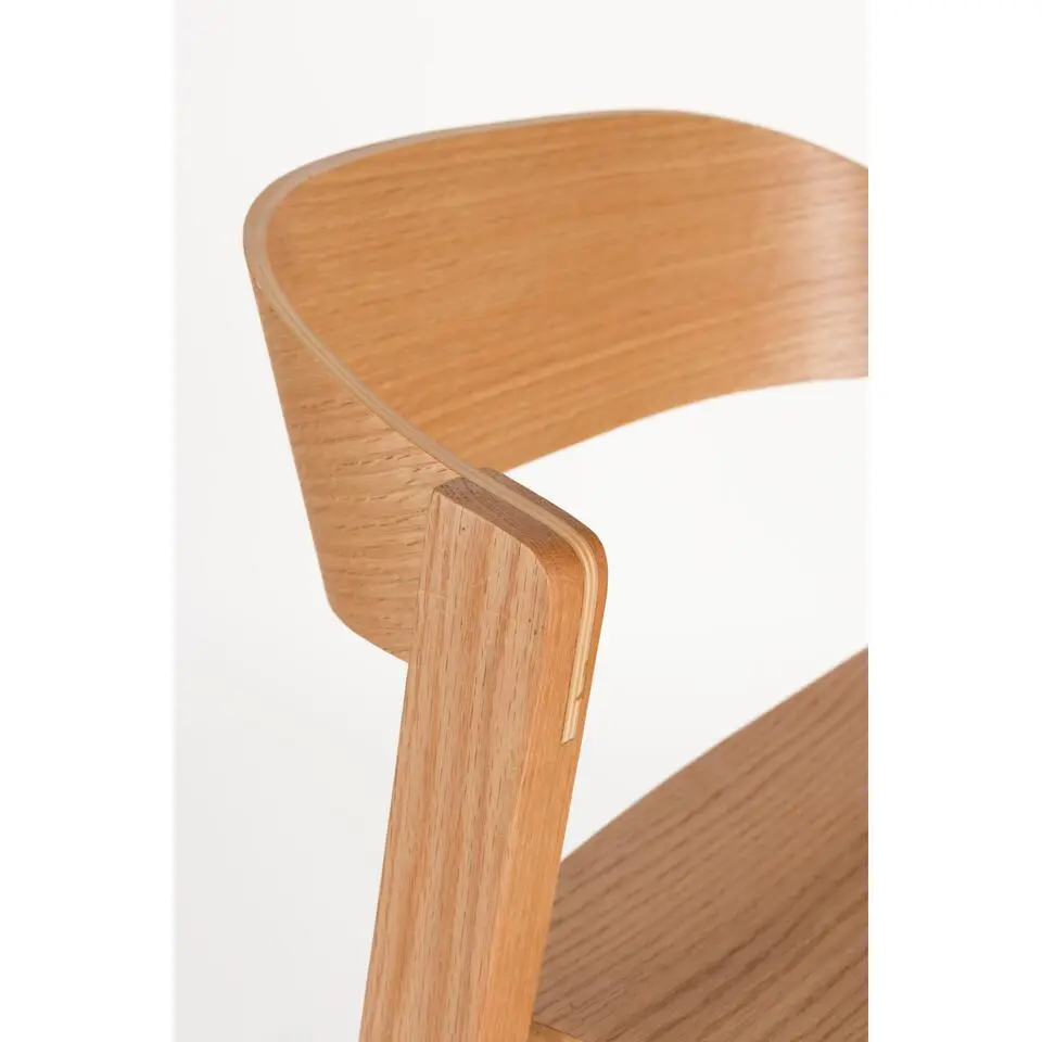 Housecraft Living Wooz Barkruk 65 cm Eikenhout Naturel