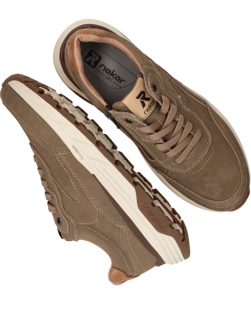 Rieker Sport Sneakers Taupe Heren