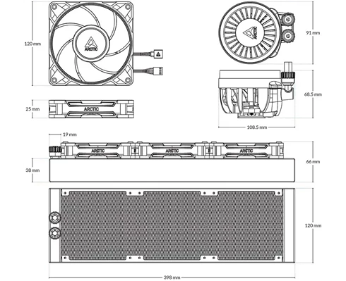 Arctic Liquid Freezer III Pro - 360mm