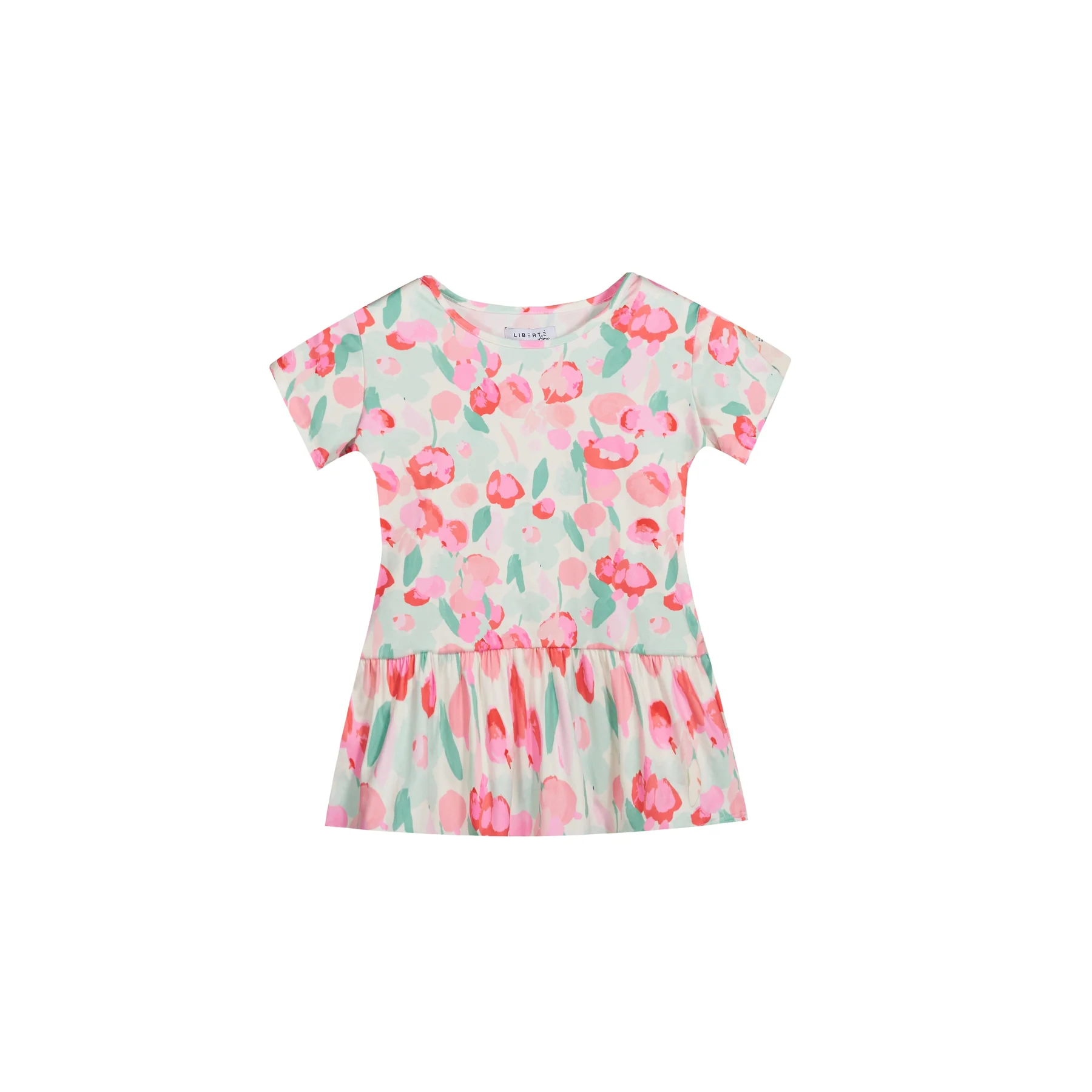 Liberte Ami Alma-Frill-T-Shirt (Kids) int pink flower