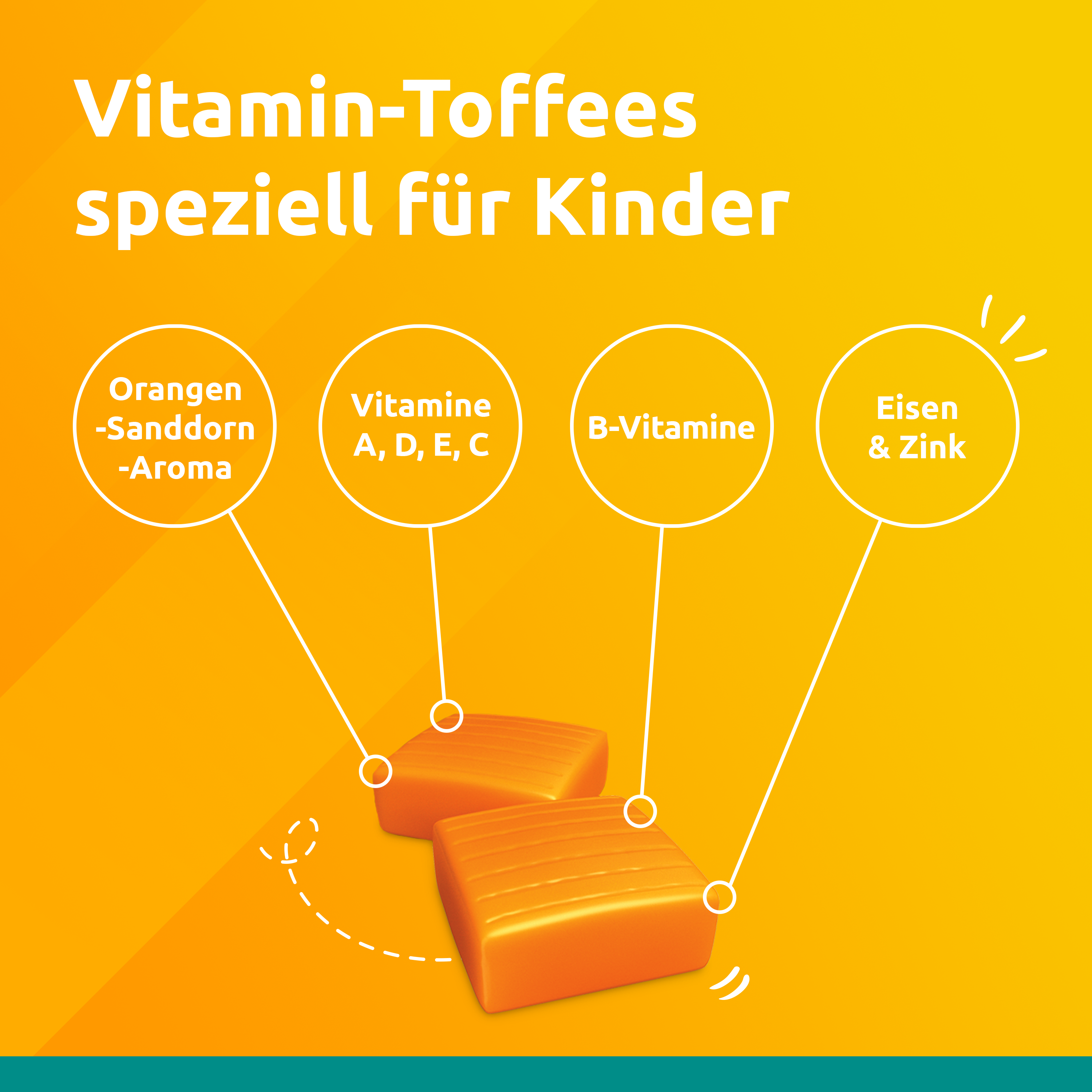 SUPRADYN junior immuno Toffees Btl 120 Stk