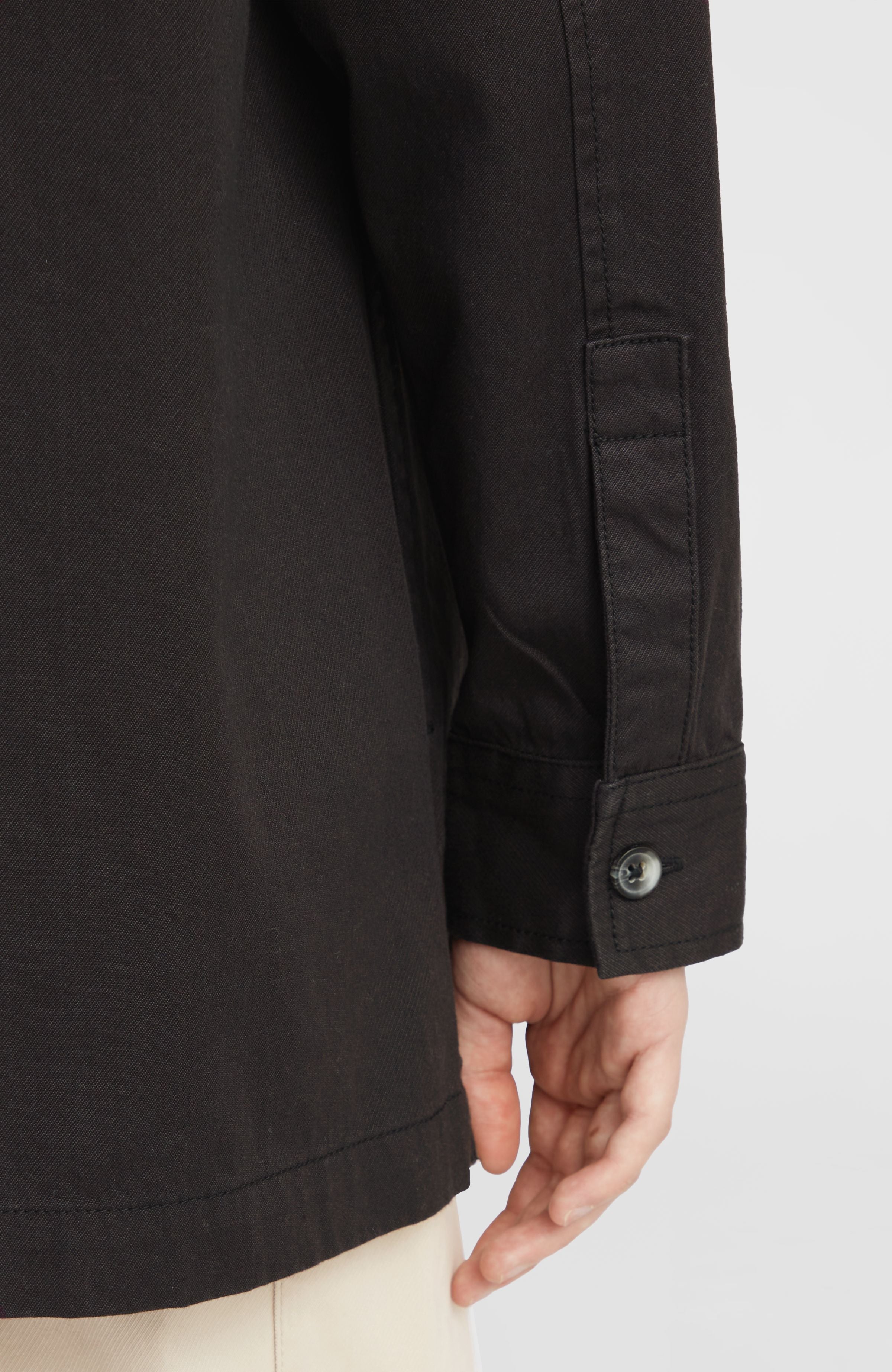 Twill overshirt