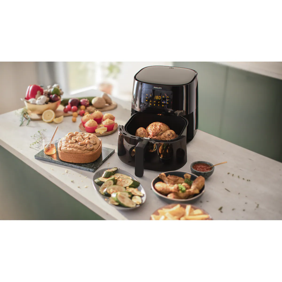 Philips Airfryer 3000 Series 6.2L med bakeform HD9270/93
