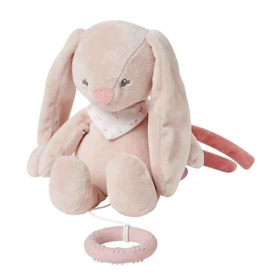 Alice & Pomme Peluche Musicale   Pomme le lapin        25 cm   de               Nattou