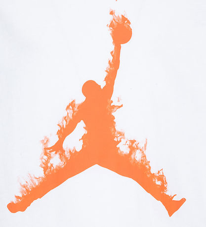 Jordan Bluse - Hvid/Orange