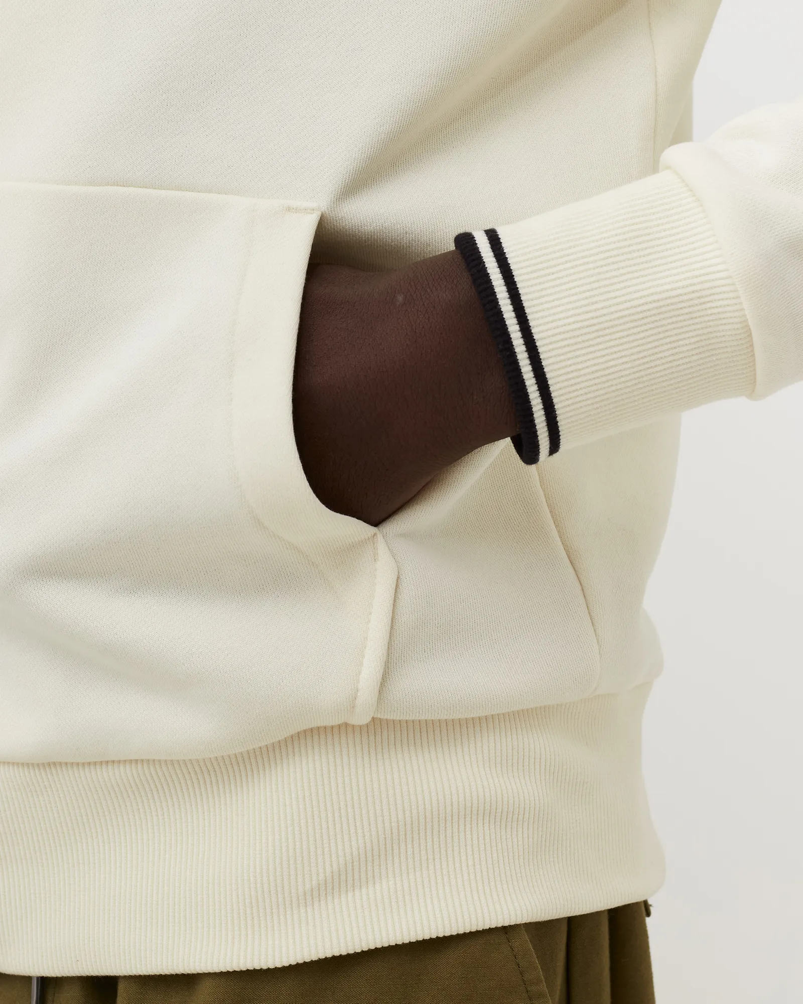 Fred Perry Hooded Zip Trough Sweatshirt