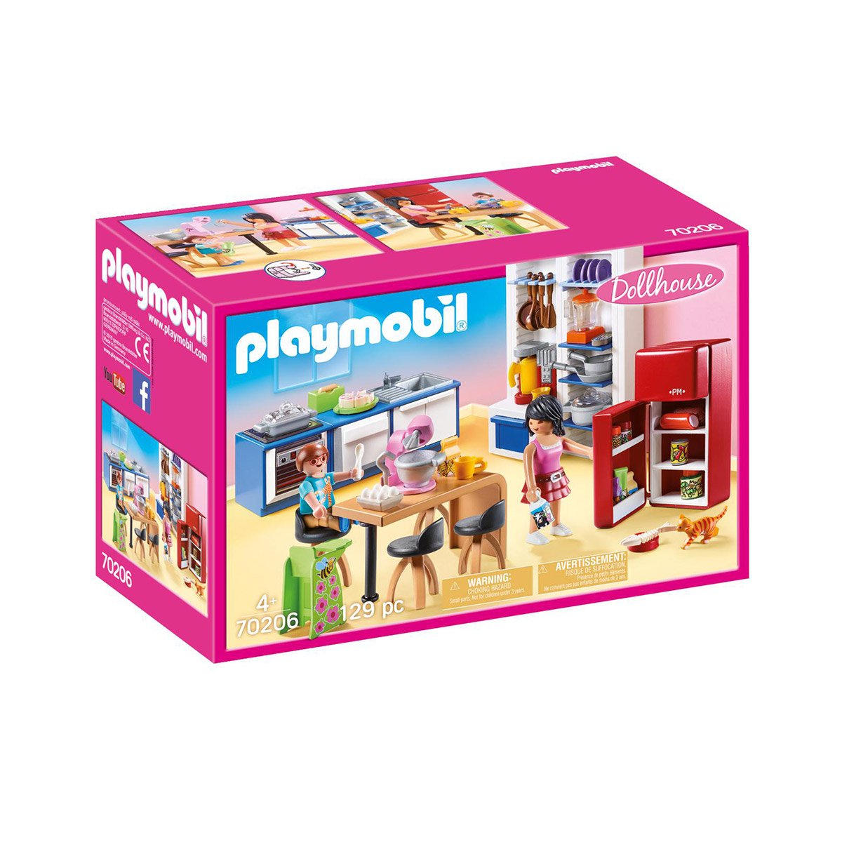 Cuisine familiale Playmobil Dollhouse 70206