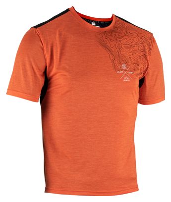 Maillot Manches Courtes Leatt MTB Trail 1.0 Flame Orange