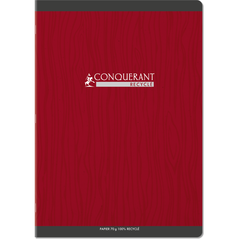 Cahier Conquerant 7 Agrafe 210X297 96P 70G Seyes Assorti