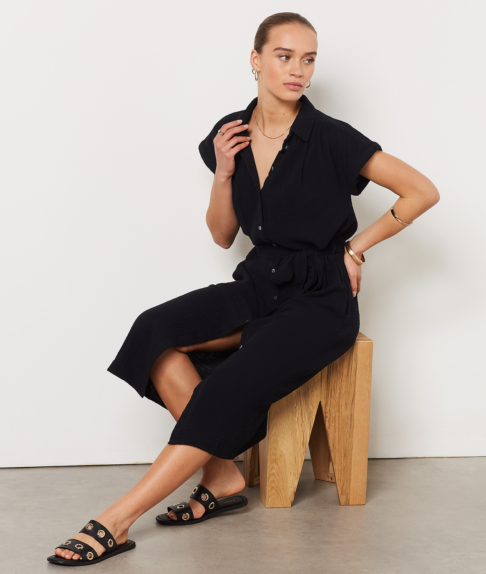 Robe longue 100% coton