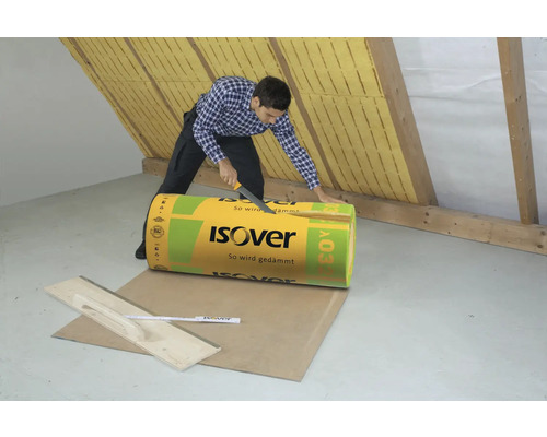 ISOVER Integra 1-032 wrijvingspasisolatie voor hellende daken, 4700 mm x 1250 mm x 100 mm