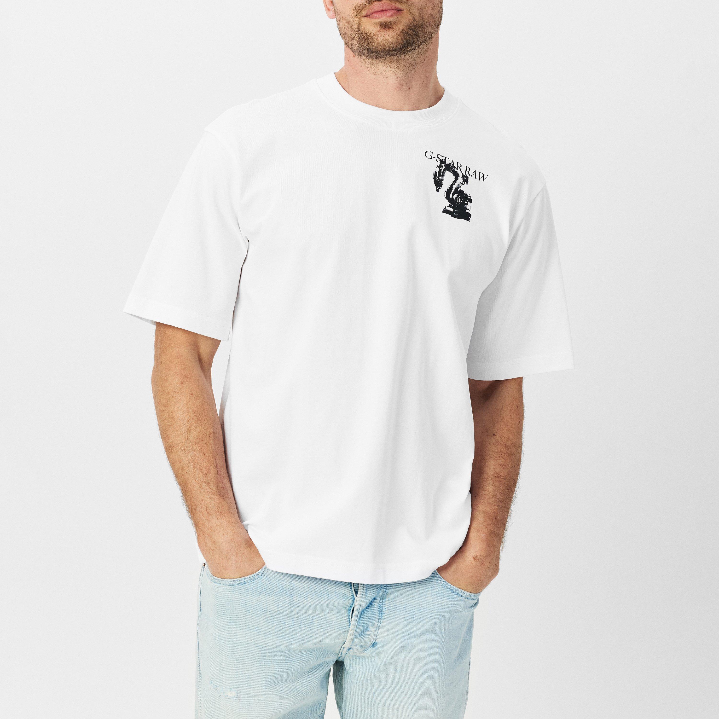 G Star Industry Back Graphic Boxy T Shirt