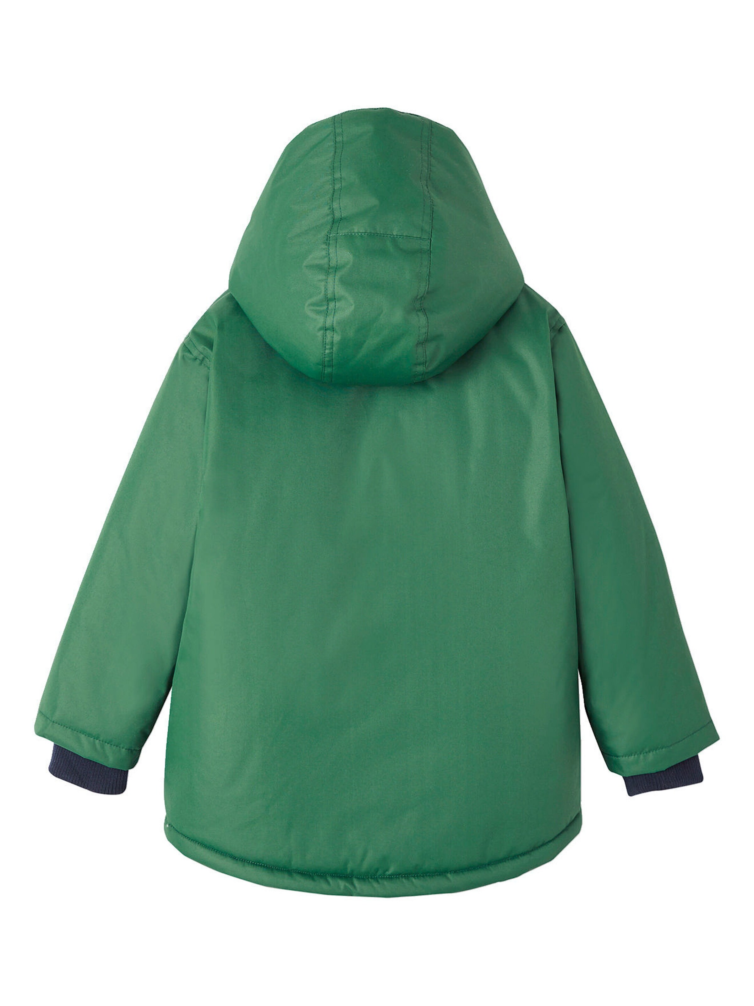 Vertbaudet Jungen Winterjacke mit Kapuze grün