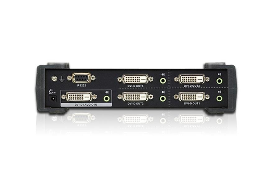4-Port Signalsplitter VS174 DVI-Dual-Link/Audio<br>4-Port-DVI-Dual-Link/Audio-Splitter