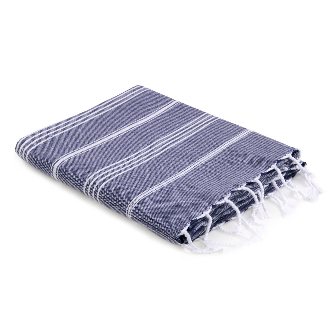 Febronie Fouta Classique Mykonos bleu jean - 100x200 cm