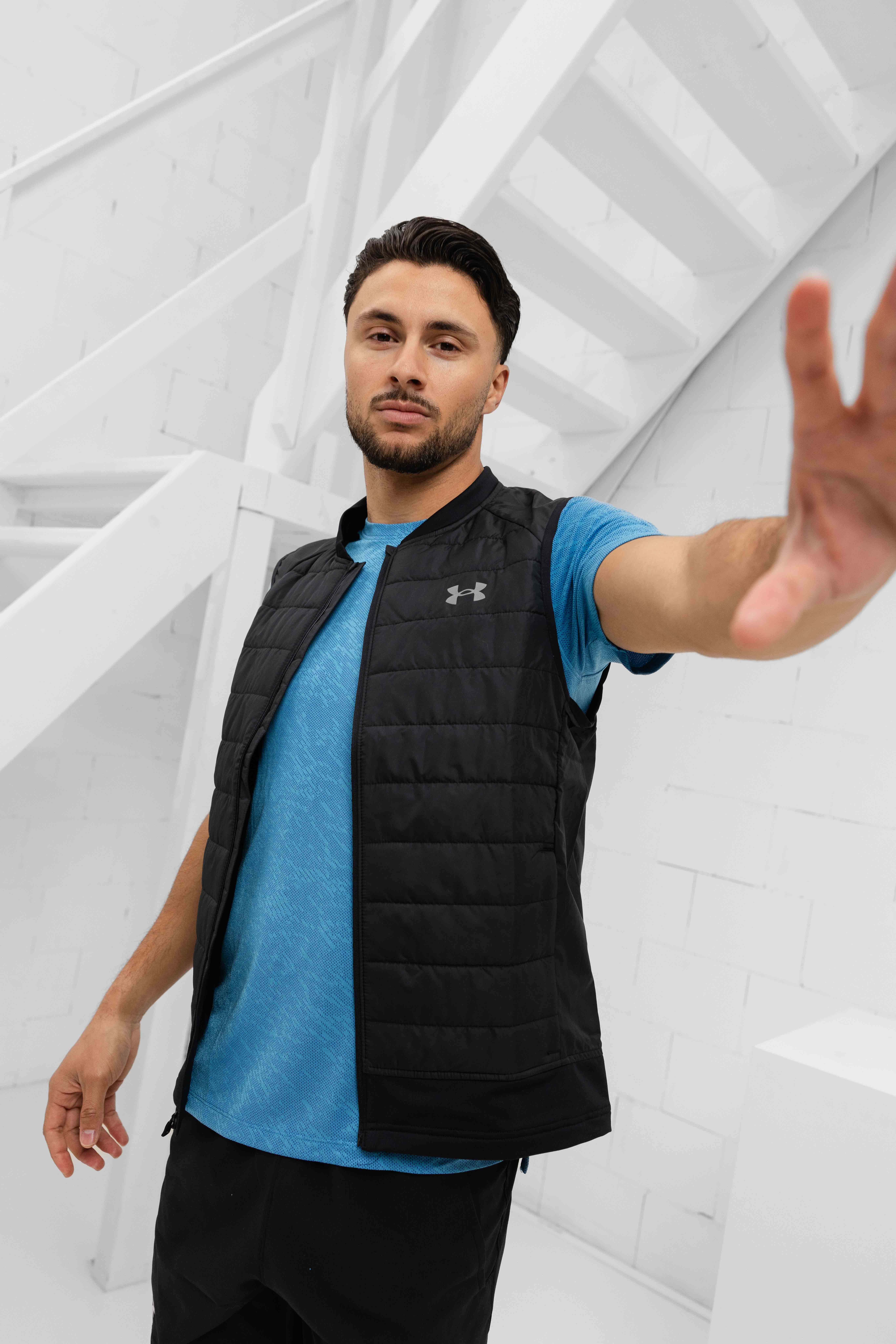 Under Armour Launch Insulated Bodywarmer Heren Zwart