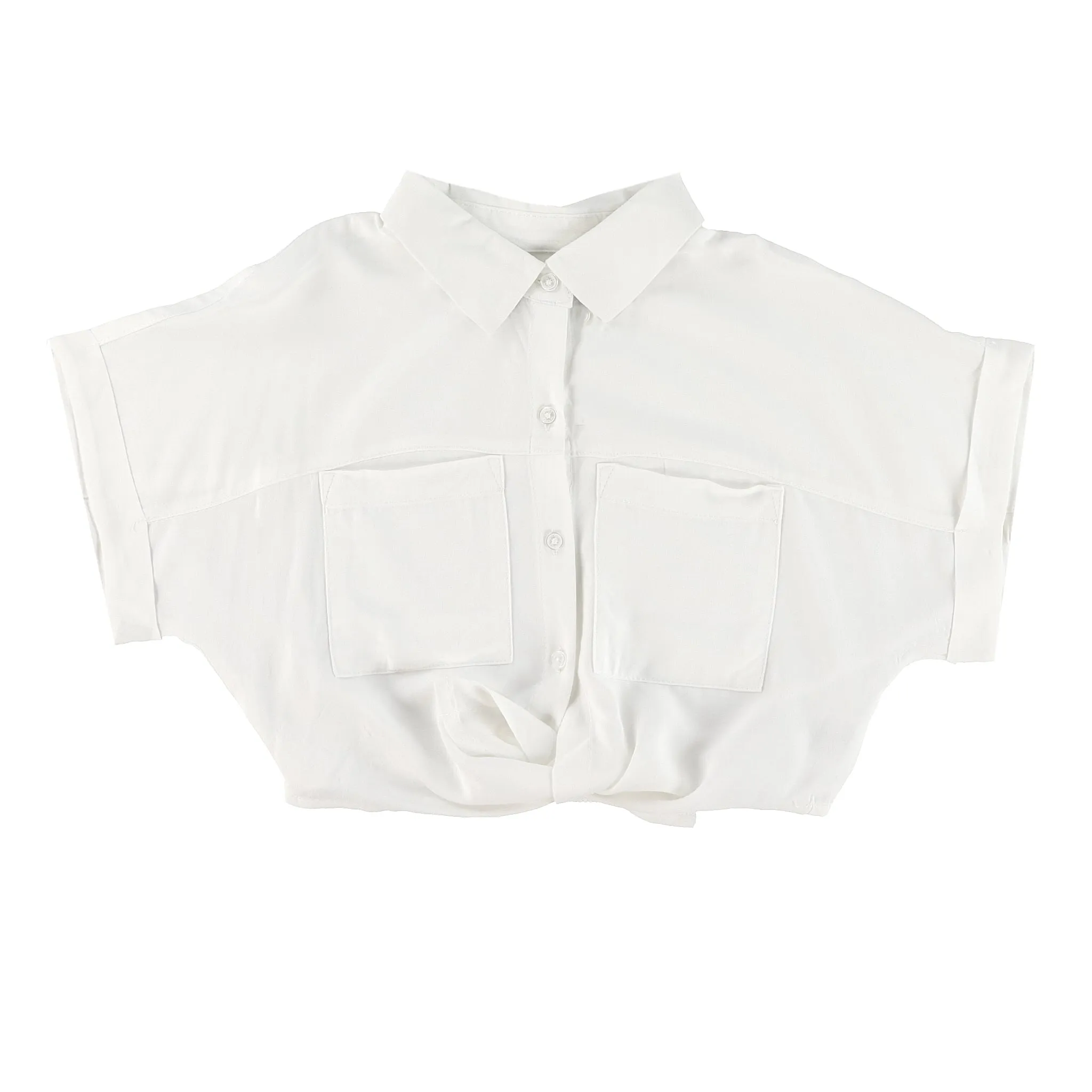 Silver Jeans Blouse Noeud Blanche 7-16ans