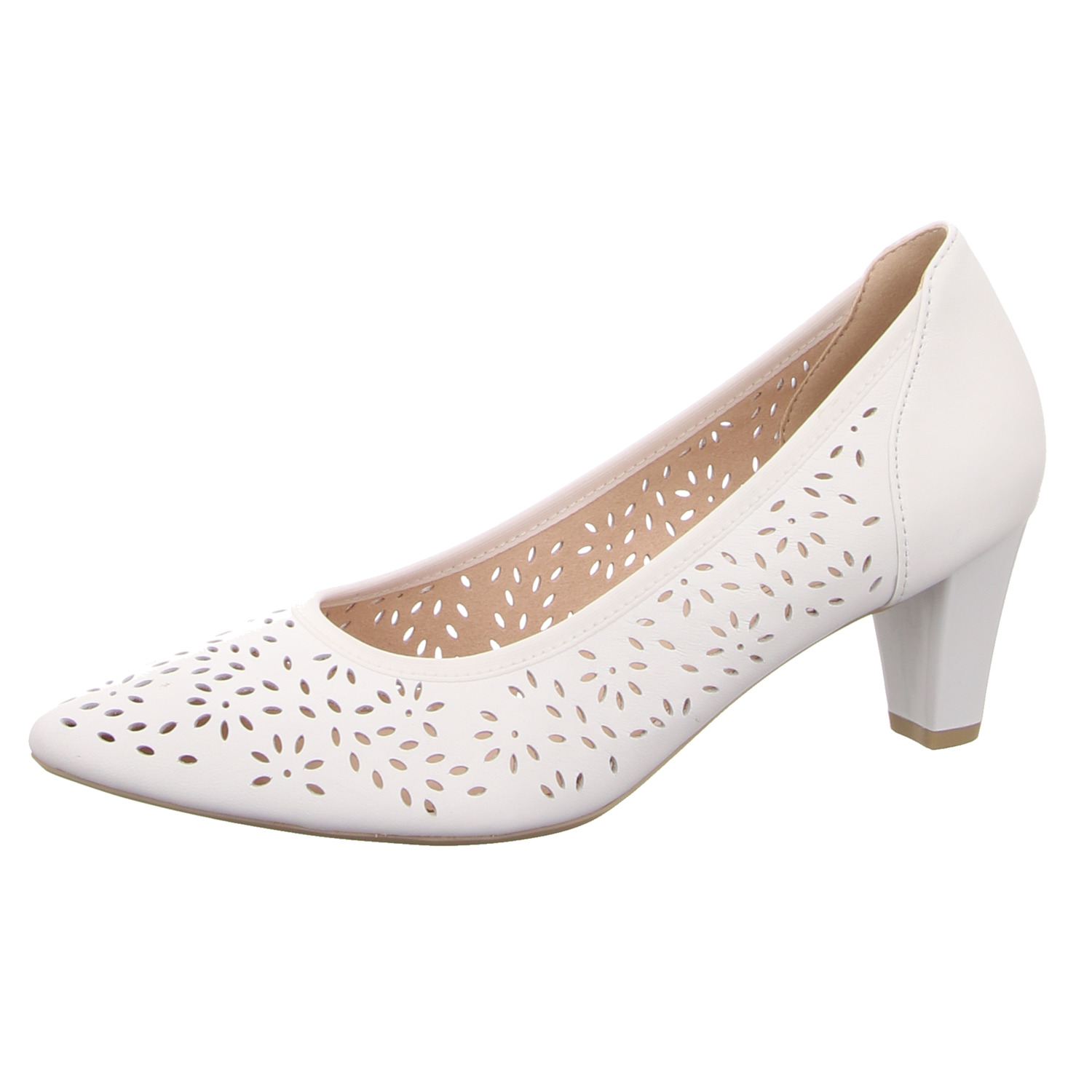 Caprice Pumps weiss/weiss kombi