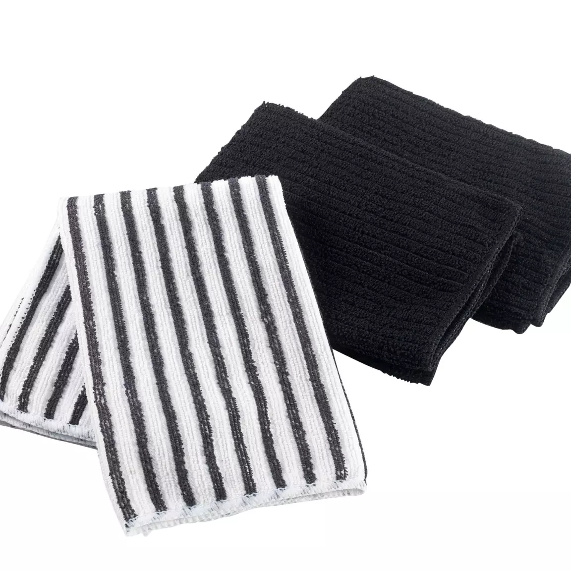 Lot de 3 torchons Cuistot Noir