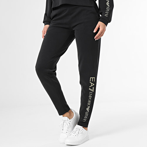 Ensemble De Survetement Femme 6RTV53-TJDCZ Noir Doré
