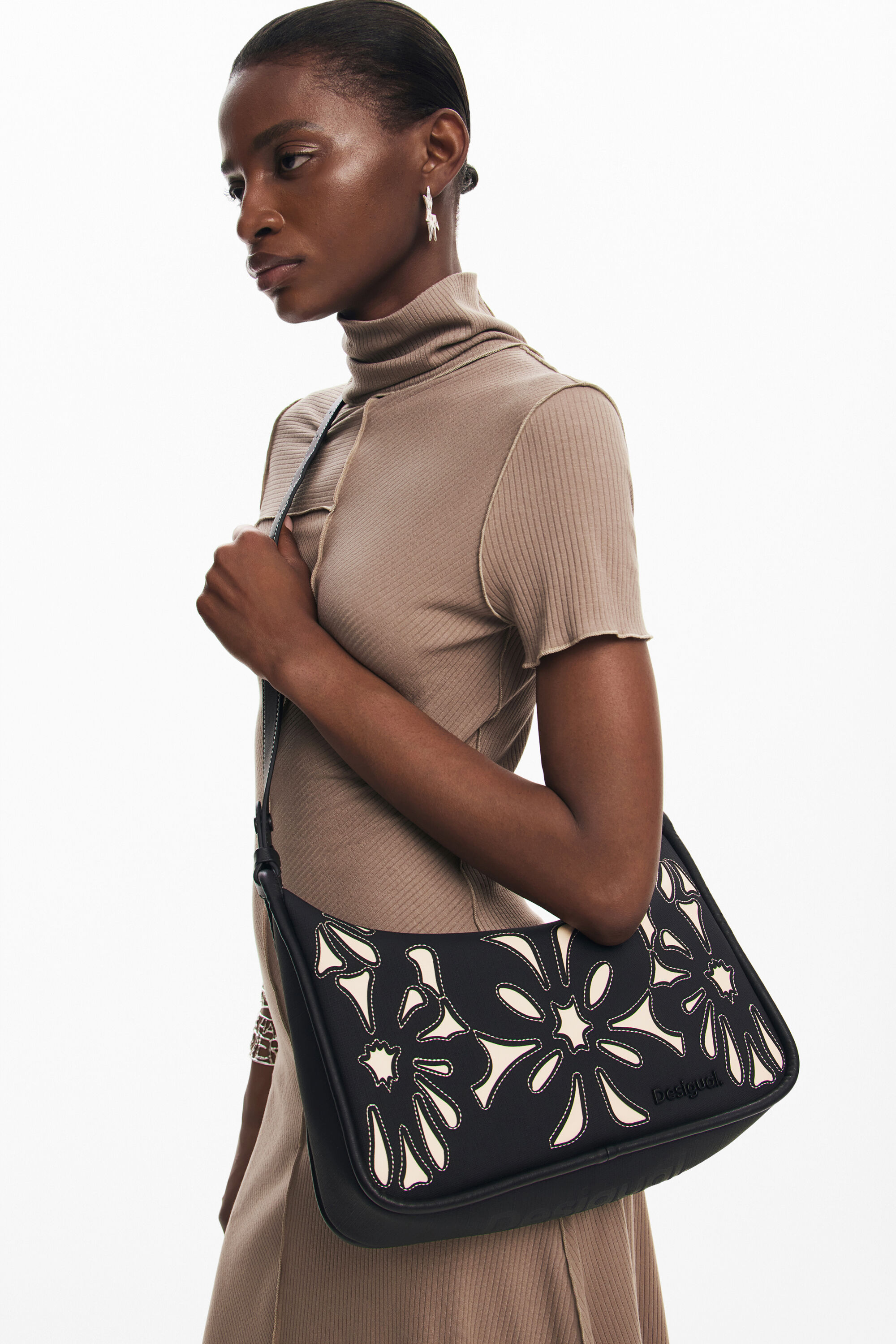 Bolso M flores