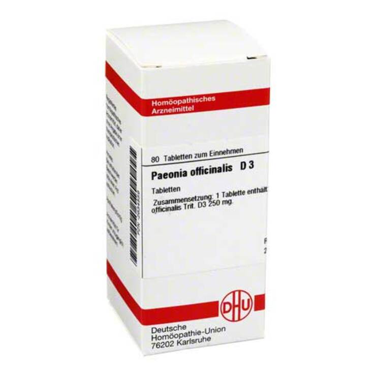 DHU Paeonia officinalis D 3 Tabletten, 80 St