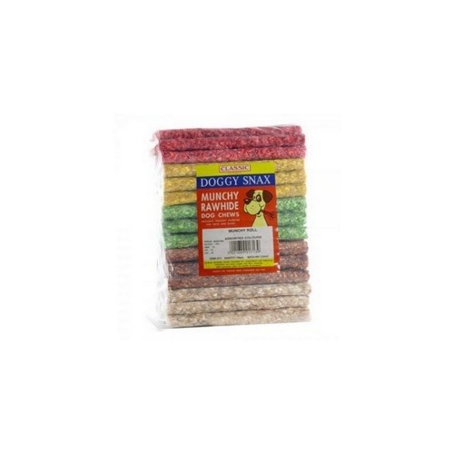 Petiscos Munchy Roll para Cães, Sabor Natural