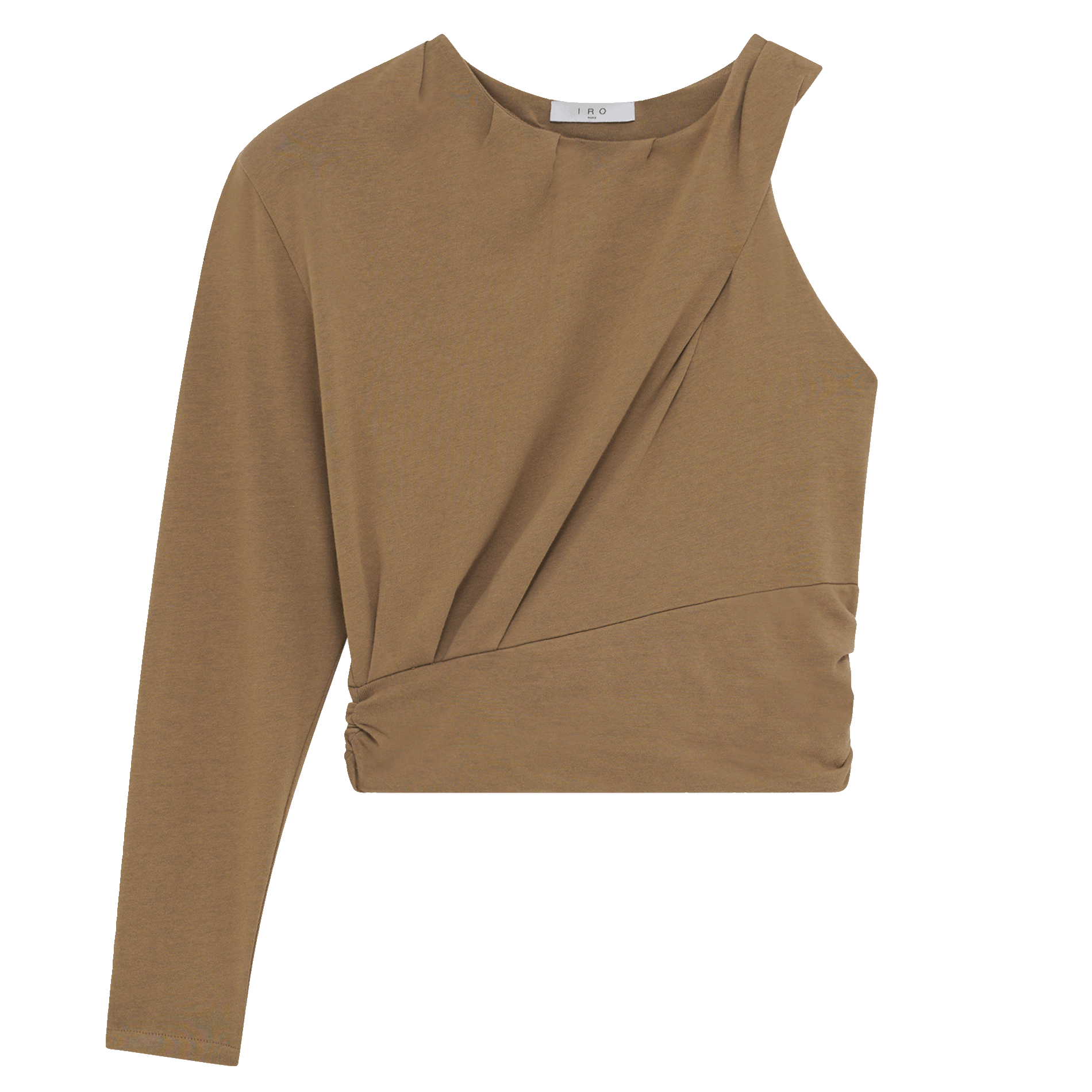 JOVANKA - Top asymétrique ajusté | Kaki