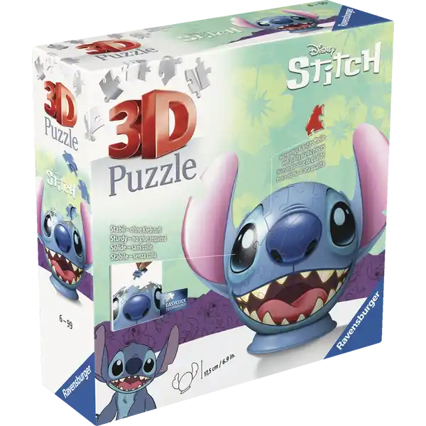 Disney Stitch 3D Puzzle-Ball mit Ohren