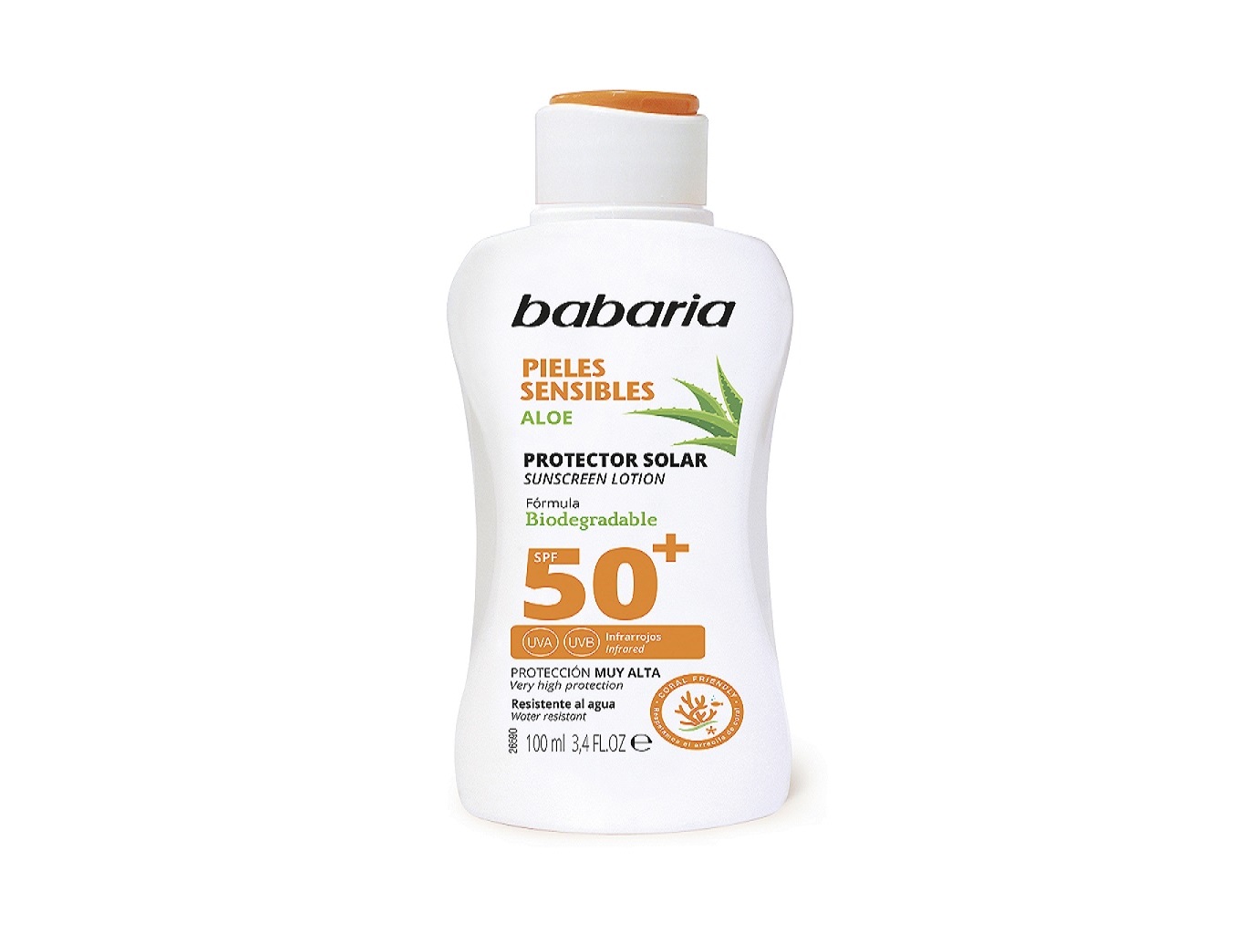 PROTETOR SOLAR LEITE BABARIA PELES SENSÍVEIS IP50  100 ML
