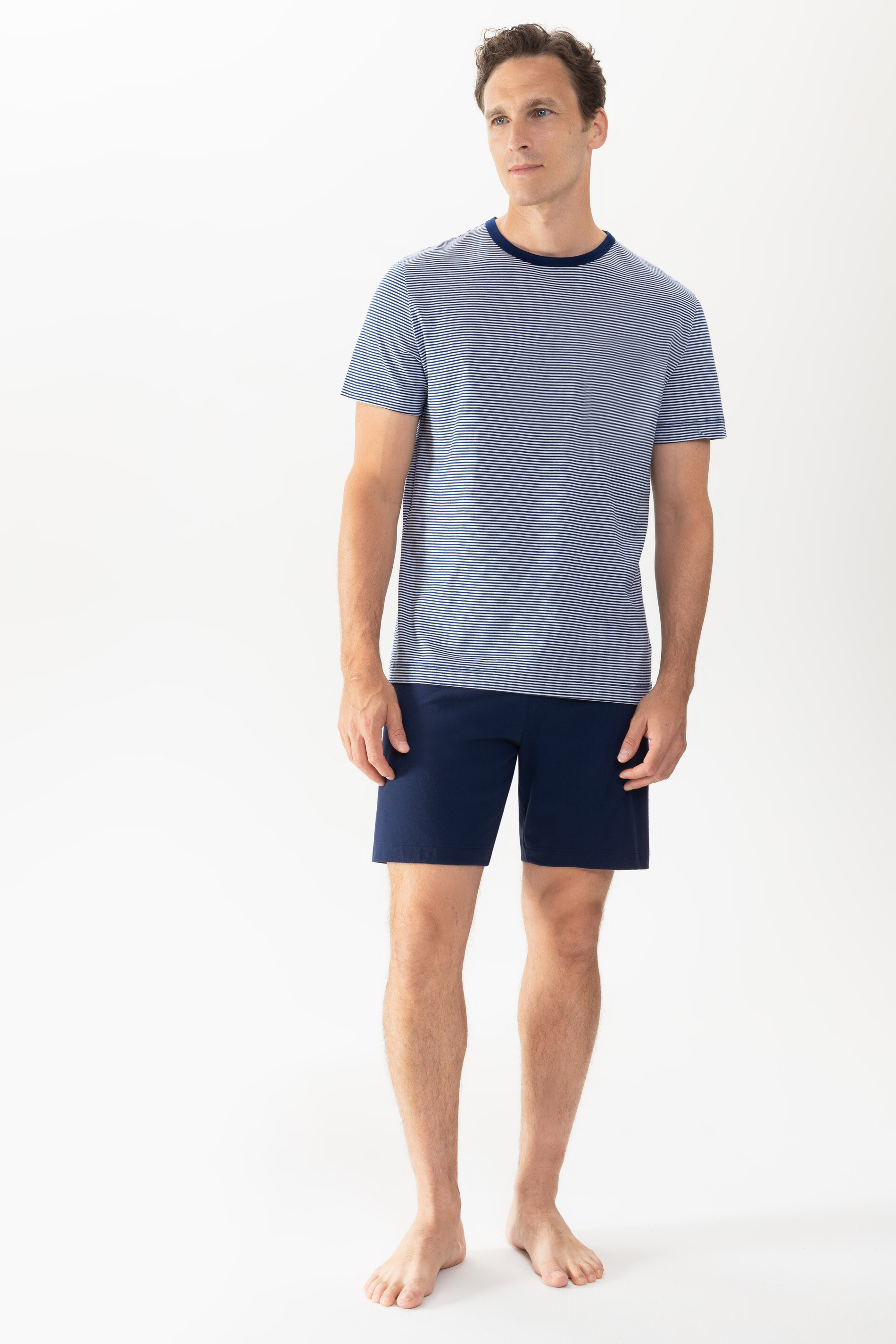 Kurzer Pyjama<br>Serie Cote D´Azur Stripes