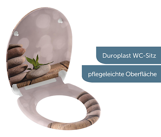 Duroplast-WC-Sitz »STONE PYRAMID«