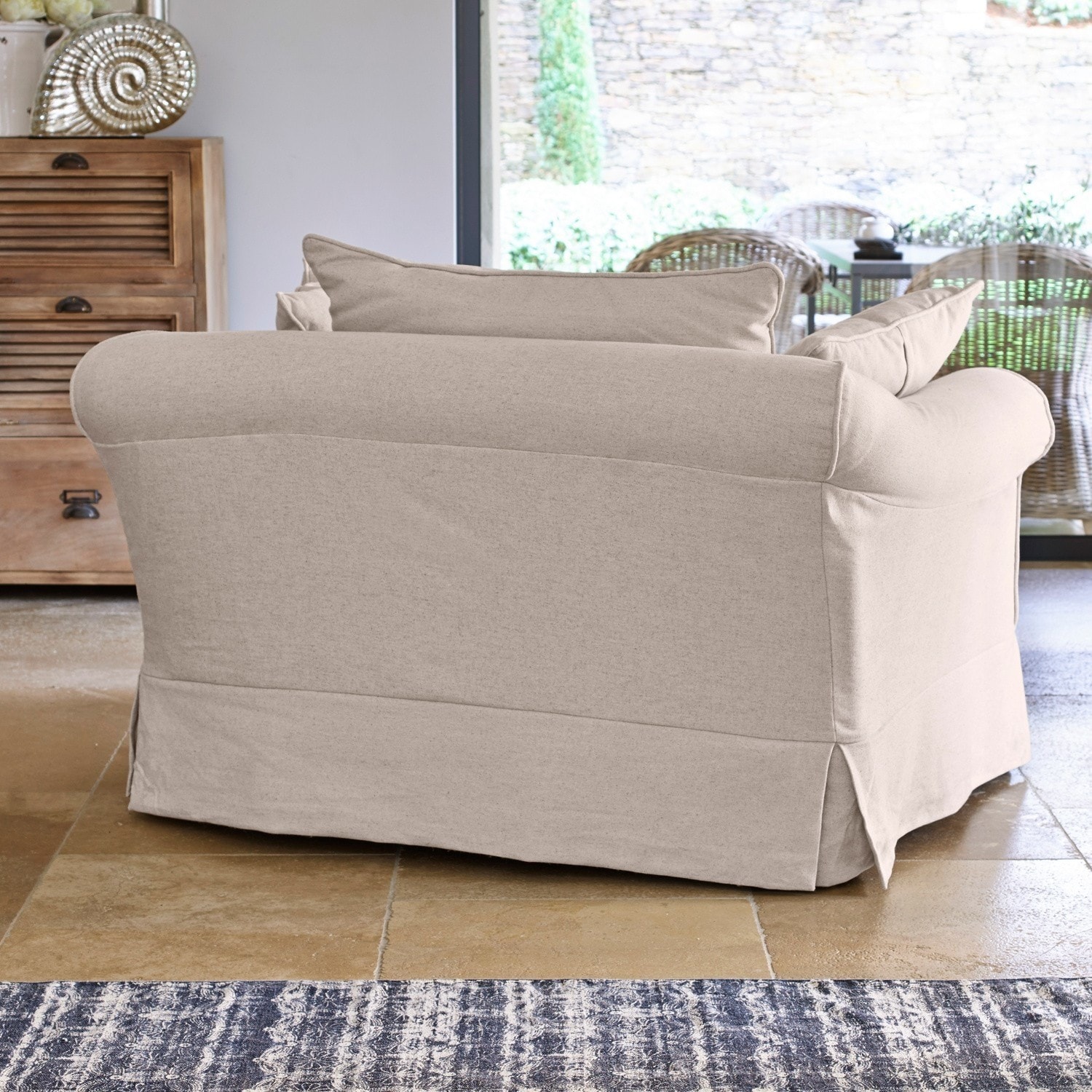 Sessel Folsom leinen