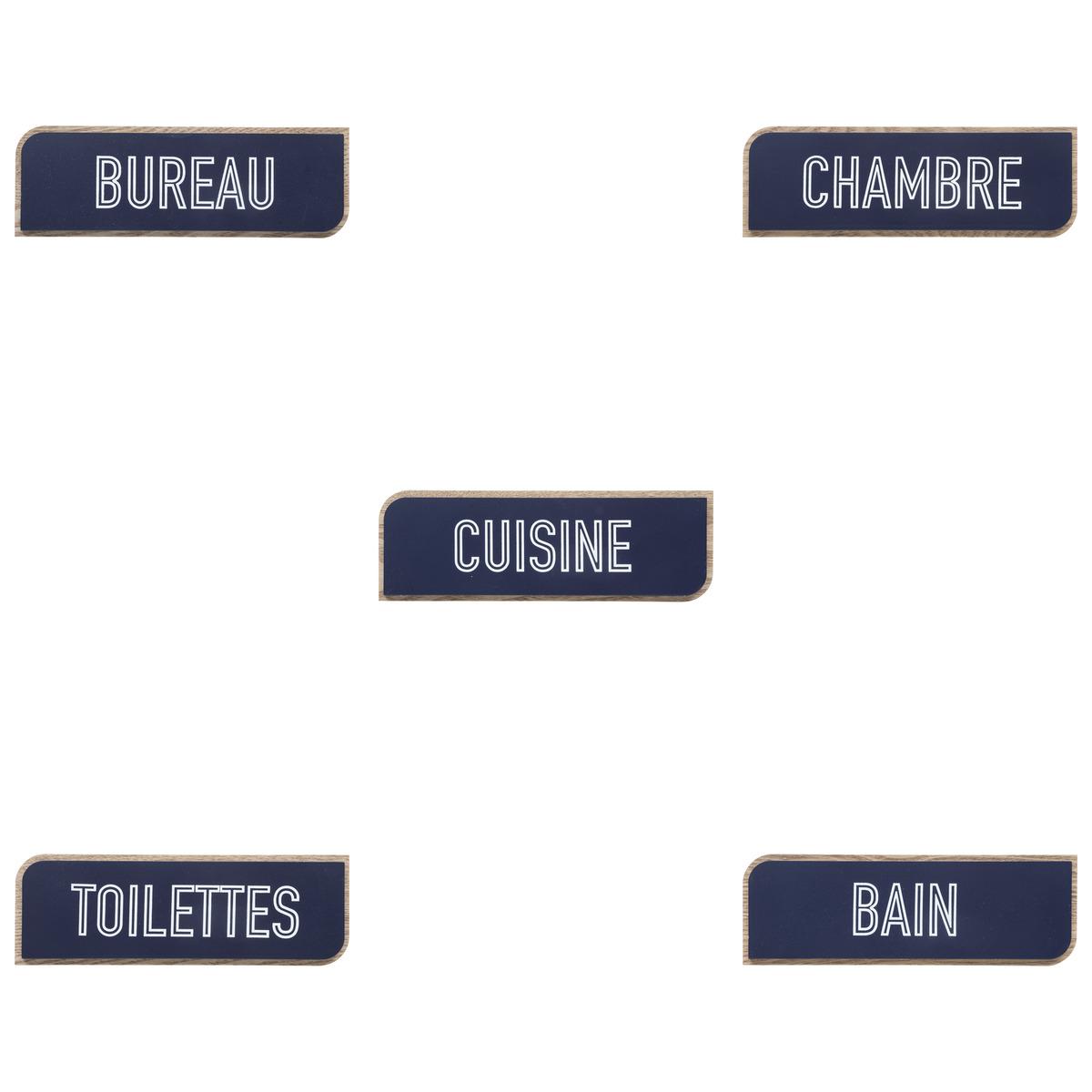 PLAQUE PORTE OLME D.24X8CM