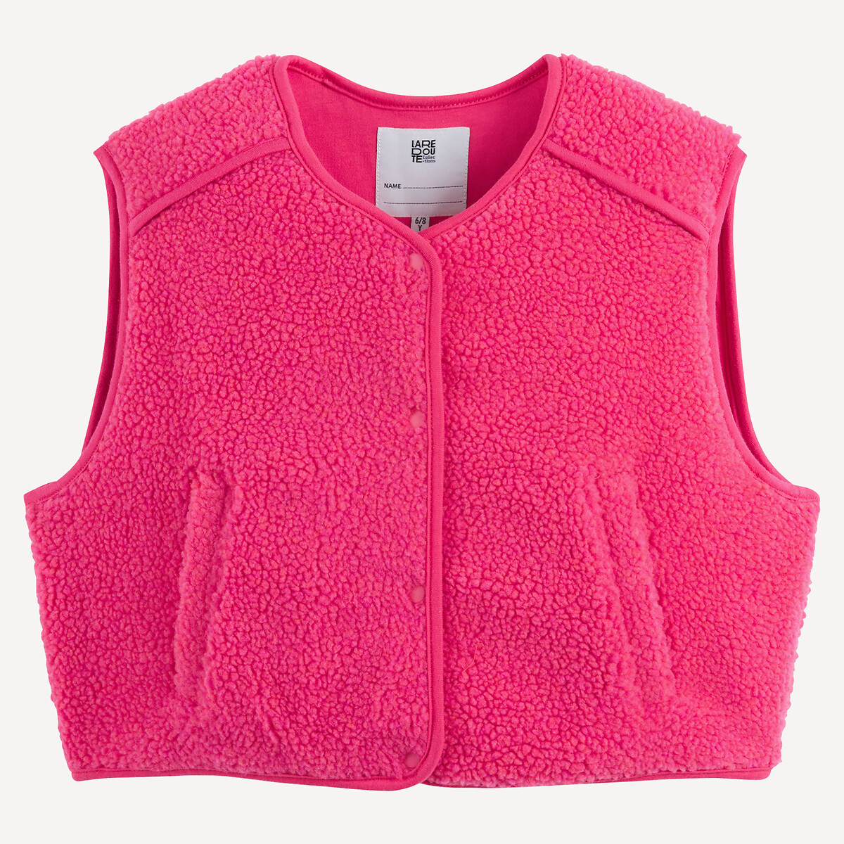 COLEÇÕES LA REDOUTE<br>Cardigã sherpa sem mangas