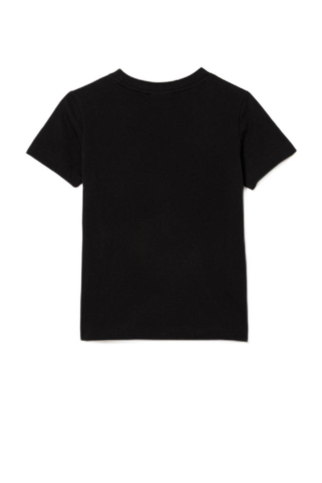 Lacoste T-shirt met logo zwart