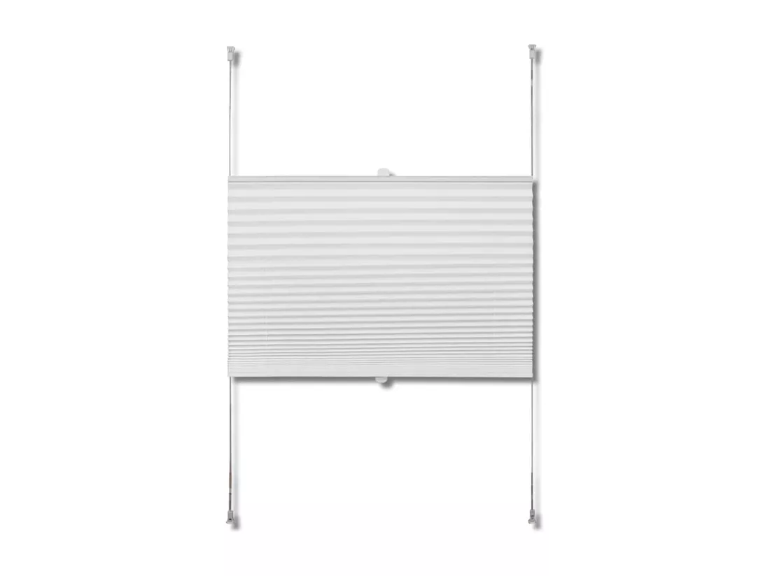 Store plissé 110x100 cm Blanc