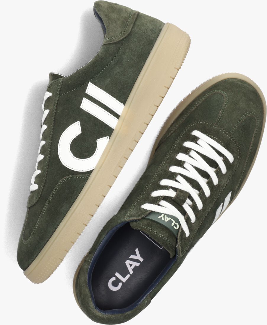 CLAY groene clay lage sneakers cl124h251