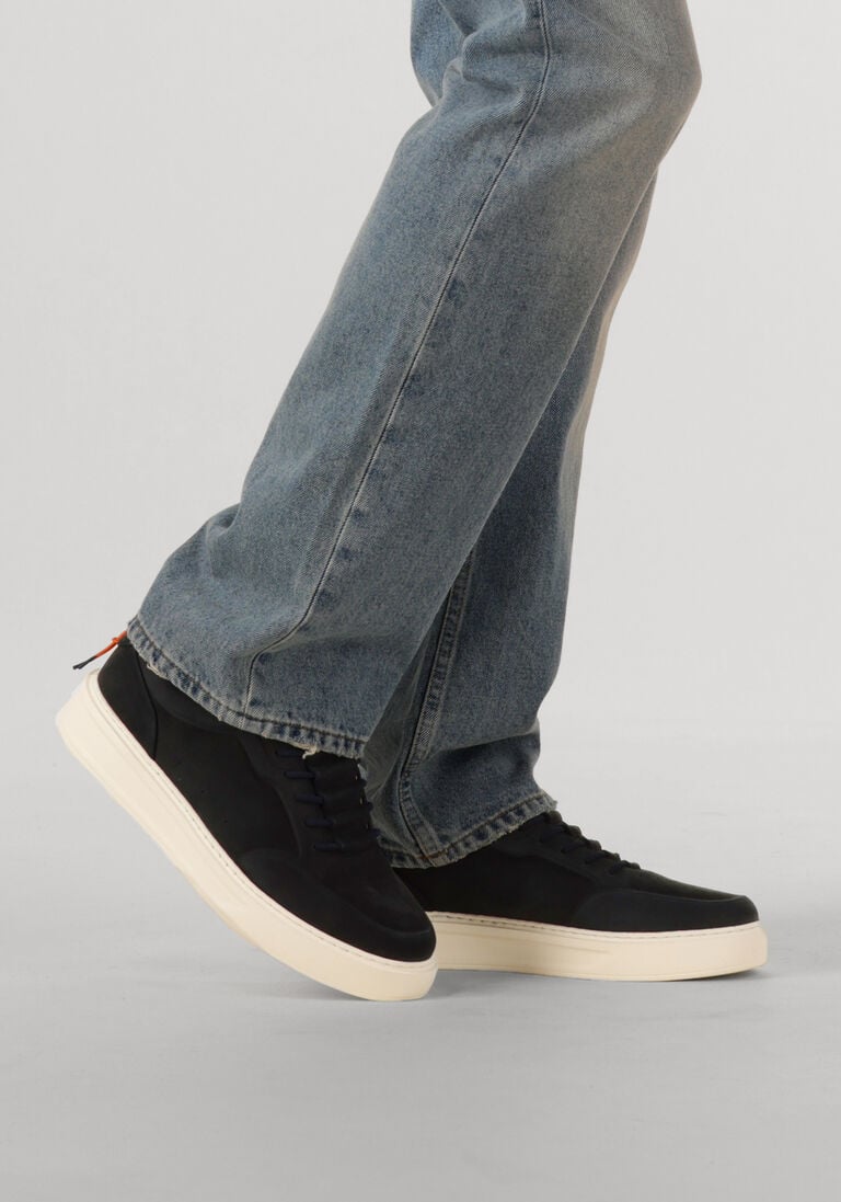 blauwe barracuda lage sneakers bu3510