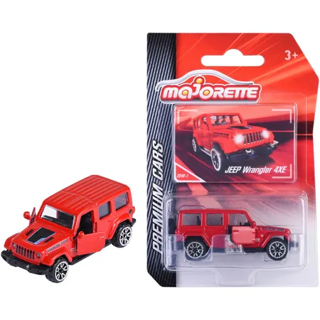 Majorette Jeep Wrangler, red