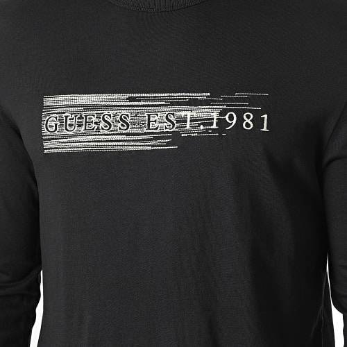 Tee Shirt Manches Longues M3YI15-K8FQ4 Noir